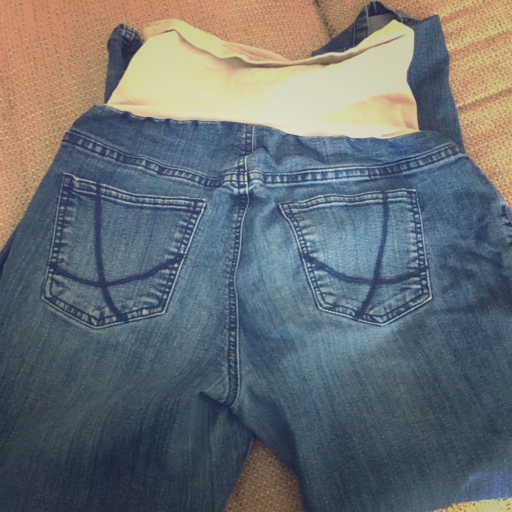Loft maternity jeans. Large petite